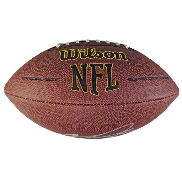 Vernon Davis Signed NFL Football SF 49ers Broncos Commanders Proof Photo COA - Picture 4 of 6